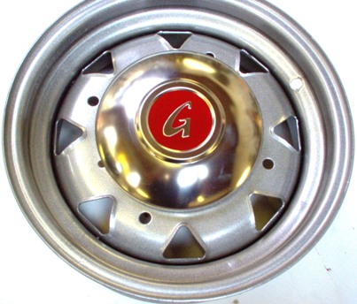 Borani steel wheels. Replica set of 4